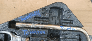 Zestaw klucz do kół hak ucho VW Touareg 7L0012113 6