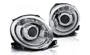 Lampy reflektory fiat 500 07- soczewki 1