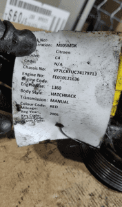 Sprężarka klimatyzacji sanden peugeot citroen C4 207 1.4 1.6 9651910980 wysyłka! 7