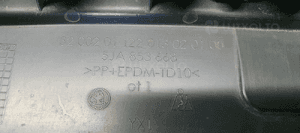 Grill atrapa zderzaka zaślepki kompletny Skoda Rapid 5JA853668 7