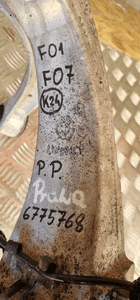 Bmw F01 F07 zwrotnica prawa prawy przód przednia 6775768 14