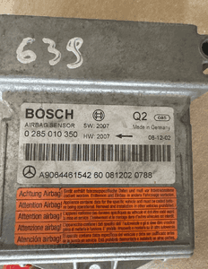 Mercedes sprinter 906 vito viano 639  moduł poduszek airbag sensor 5