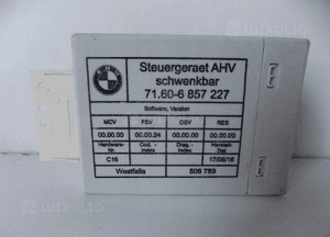 BMW E90 E91 Maoduł Sterowania Haka 6857227 - 12403 2