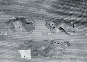 Oslona Termiczna 8E0863801D 8E0863802C Wygluszenie Wyciszenie Komory Silnika Sciana Grodz Audi A4 B6 B7 1
