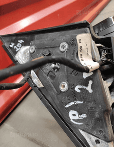 Mercedes c-klasa W204 lift lusterko prawe 11 pin 2+9 kolor 197 oryginał 10