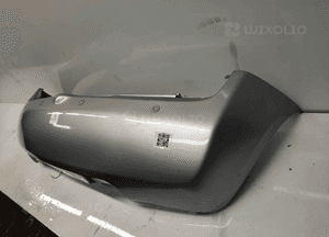 Zderzak tył tylny nissan micra K12 KL0K srebrny pdc czujniki 3