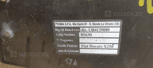 Winda mocowanie koła zapasowego Citroen Jumper  1384129080 9