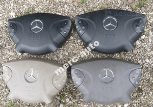 MERCEDES e 211 poduszka kierowcy beż szary czarny