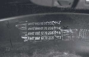 Zderzak przód przedni mercedes v W447 A4478800070 13