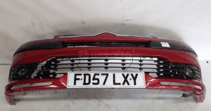 Zderzak przód przedni do citroen C4 vtr ekqd bordo bordowy pdc czujniki halogeny 1