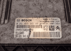 KOMPUTER SILNIKA CITROEN PEUGEOT 0281035365 9832694380 ORYGINAŁ WYSYŁKA! 4