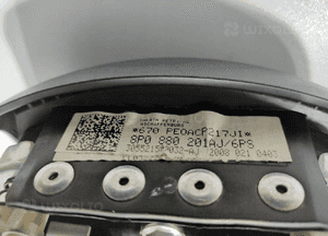 Deska konsola poduszka poduszki air-bag pasy audi A3 8P 2005-2008 15
