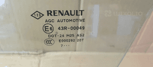 Szyba lewy przód przednia lewa Renault Laguna III AS2 07r 4