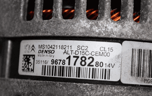 Alternator Peugeot 1.2 THP Denso CL15 3