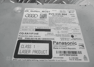 Multimedia czytnik nawigacji audi A3 8V0035864 2