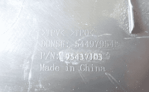 Relingi reling dachowy lewy opel mokka 3
