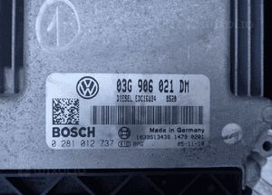 Komputer sterownik vw touran 1.9 tdi 03G906021DM radom 2