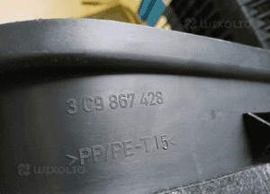 Boczek tapicerka bagażnika prawy tył VW Passat B6 3C9867428BL 10