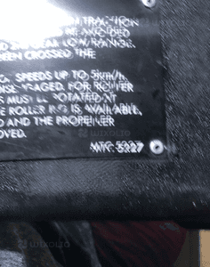 Pokrywa osłona skrzynki bezpieczników MTC5227 Land Rover Defender 3