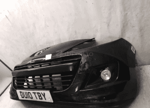 Zderzak przód przedni peugeot 207 lift fl exl exld czarny halogeny 2