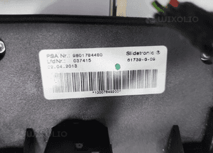 Wybierak biegów peugeot 508 i rxh hybryda 9801784480 2010-2014 4