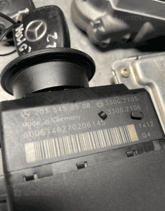 MERCEDES sterownik komputer ECU A6121534479  0281010912 zestaw stacyjka klucz Rygiel 2,7 cdi 2