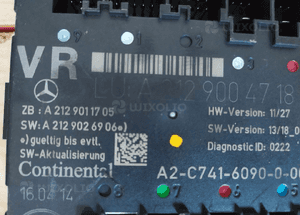 MERCEDES C 204  E 207 E 212 ML GL 164 moduł moduły drzwi zamka RÓŻNE NUMERY 13