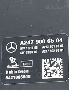Kamera szyby przod mercedes W205 lift A2479006504 2