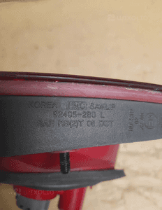 Lampa tylna lewy tył hyundai santa fe ii 2007 6