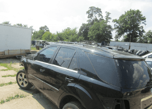 MERCEDES ml 164 lift relingi czarne lakierowane kpl
