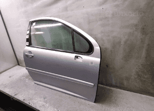 Peugeot 207 drzwi prawe przód 3D EZRC SREBRNY 4