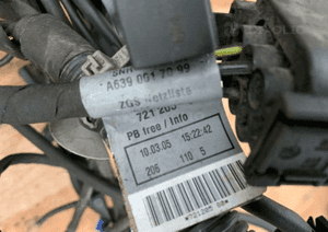 MERCEDES  2,2 cdi om 651 wiązka silnika instalacja  A B c cla gla vito viano e 9