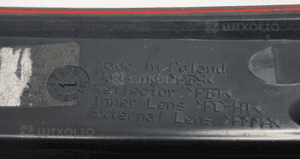 Lampa tylna lewa opel astra j hb 10
