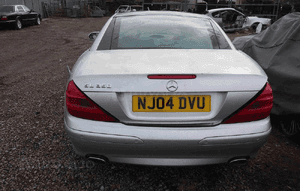 Maska Zderzak Reflektory Błotniki Wzmocnienie Belka Pas Przedni Lampy Mercedes SL500 SL350 R230 16