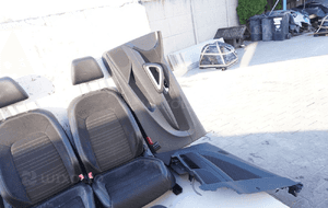 FOTELE SIEDZENIA PÓŁ SKÓRA GRZANE EUROPA BOCZKI VOLKSWAGEN SCIROCCO 5