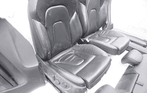 FOTELE SIEDZENIA SKÓRA EL GRZANE AUDI A5 8T COUPE 6