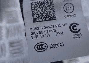 PAS BEZPIECZEŃSTWA LEWY TYŁ VW CADDY MAXI 2K5857815B RADOM 2