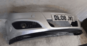 Zderzak przód przedni do opel astra h 3 iii lift Z176 srebrny halogeny 4