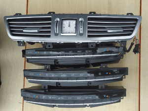 mercedes s 221 cl 216 panel zegarek kratka panel klimatyzacji ramka dekor 3