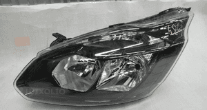 Ford custom czarna bdb lampa przednia lewa 1