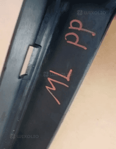 Osłona nakładka listwa progu słupka prawy przód Mercedes ML W163 A1636801080 A1636880035 6