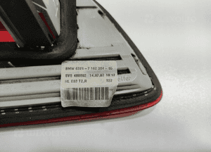 Lampa prawa prawy tył tylna w klapę bmw E93 cabrio 7162304 2006-2009 europa 5