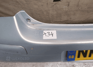 Zderzak tył tylny do toyota yaris i 1 lift fl 1F8 błekitny 4