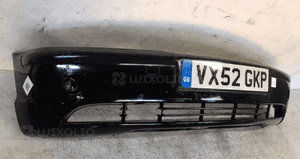 Zderzak przód przedni bmw E46 seria 3 lift fl sedan kombi touring schwatz 2 ii czarny halogeny 4