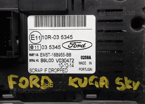 Wyświetlacz radia ford kuga MK2 EM5T-18B955-BB 4
