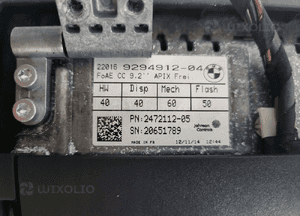 MONITOR WYŚWIETLACZ tył F10 F11 F30 F31 9294912 6