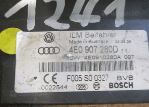Moduł sterownik mocy audi A8 D3 4E0907280D 2