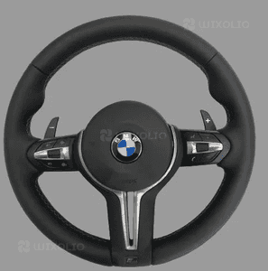 Bmw M2 M3 M4 F10 F11 F30 F20 F21 F15 F16 kierownica multifunkcyjna poduszka airbag łopatki niebiesko czerwona nić nowa oryginał 1