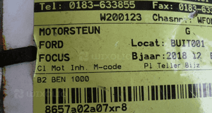 Poduszka łapa skrzyni focus MK4 1.0 ecoboost 18R 7