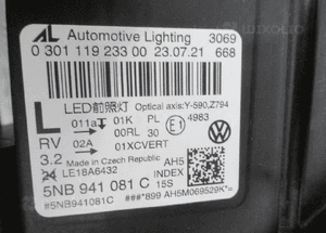 Lampa przednia przód lewa vw tiguan ii 2 lift iq.light full led 2020- 17